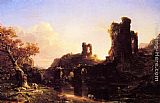 Thomas Cole Famous Paintings - An Italian Autumn